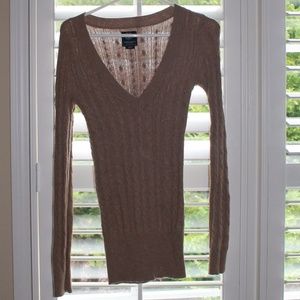 American Eagle Cable knit sweater